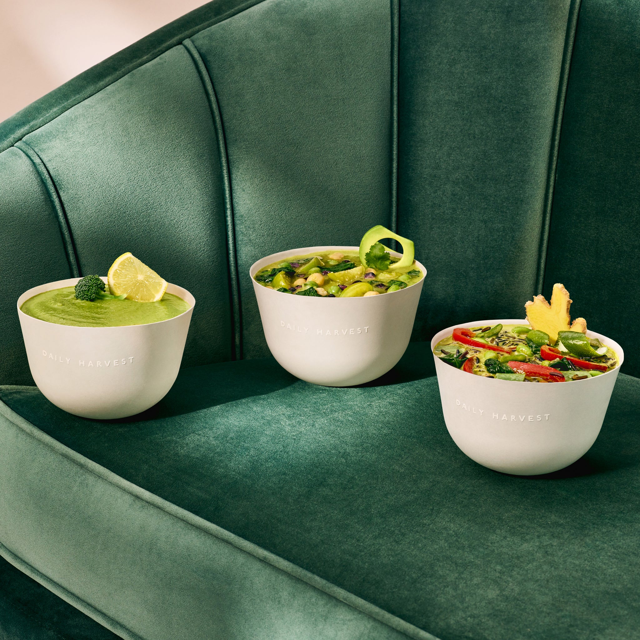Broccoli + White Bean Soup Sunset