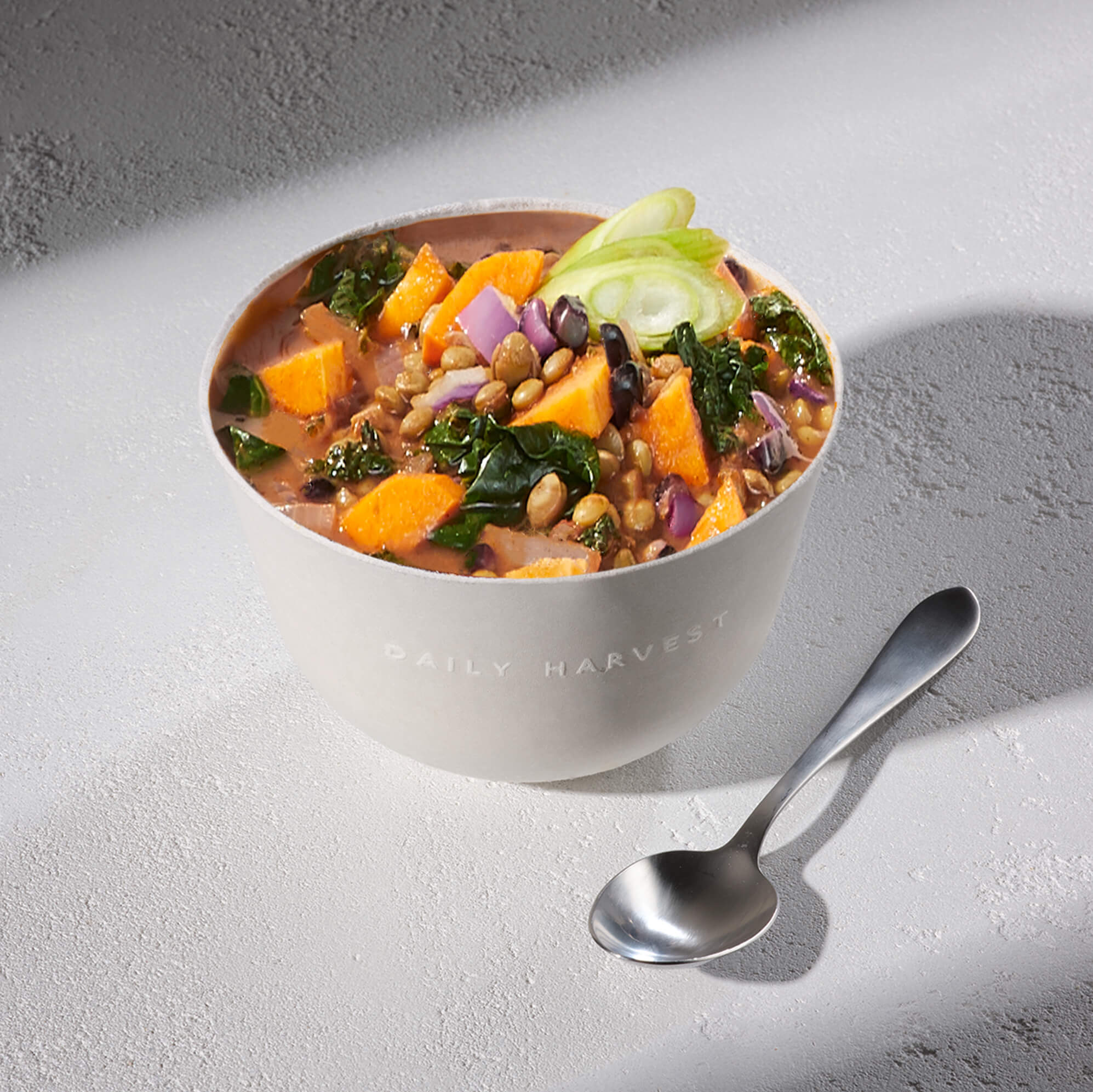 Sweet Potato + Black Bean Chili Soup Sunset