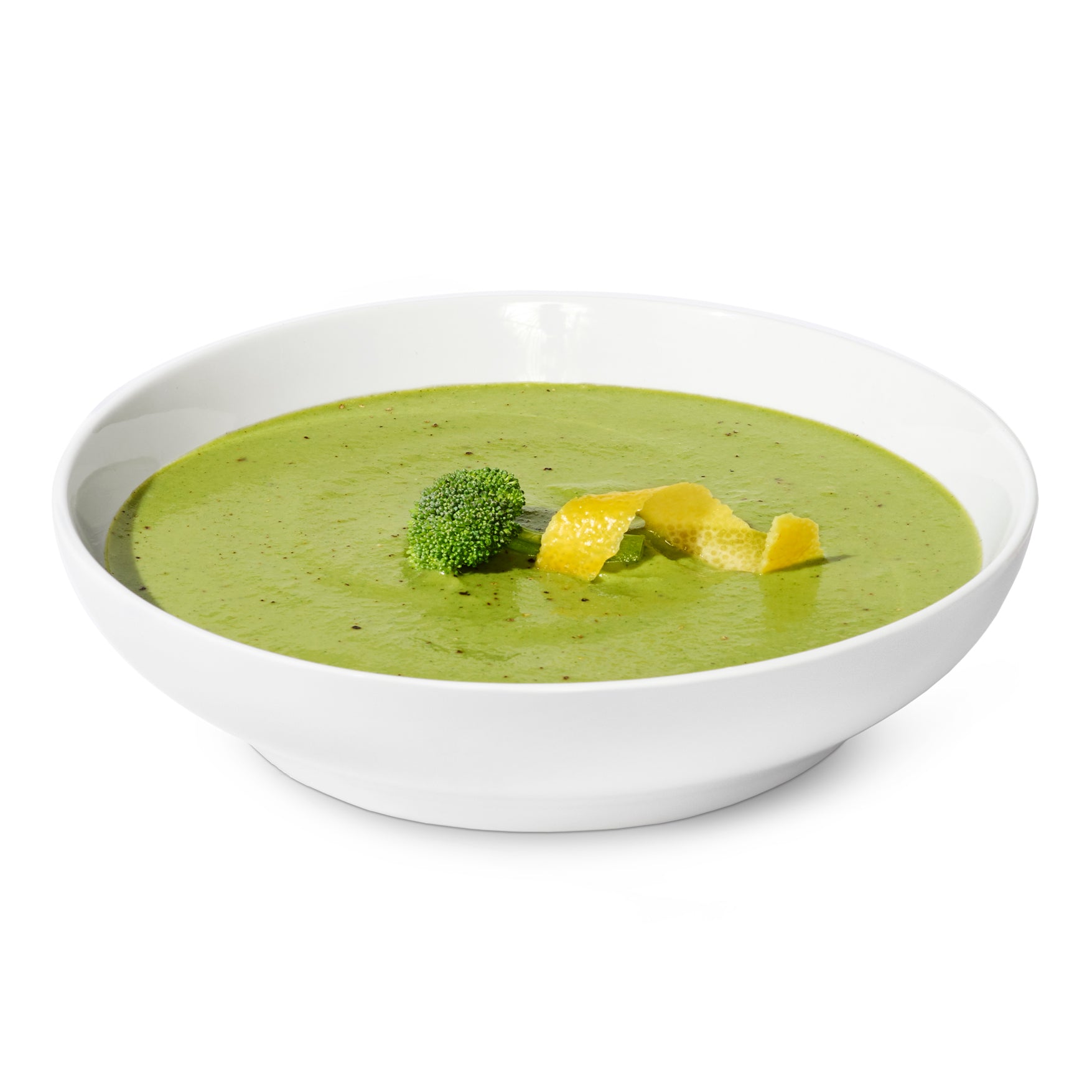Broccoli + White Bean Soup Sunset