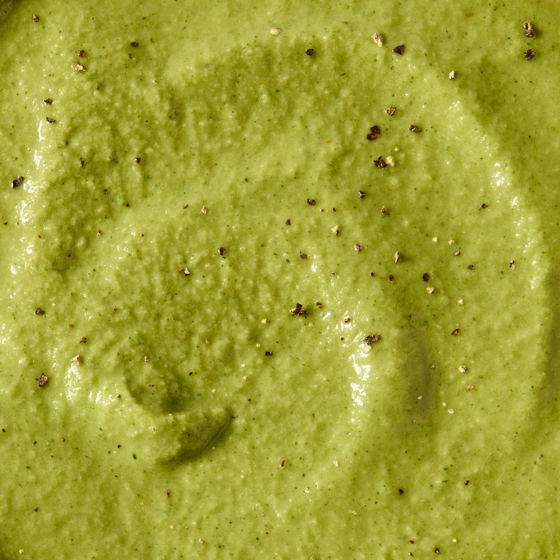 Broccoli + White Bean Soup Sunset